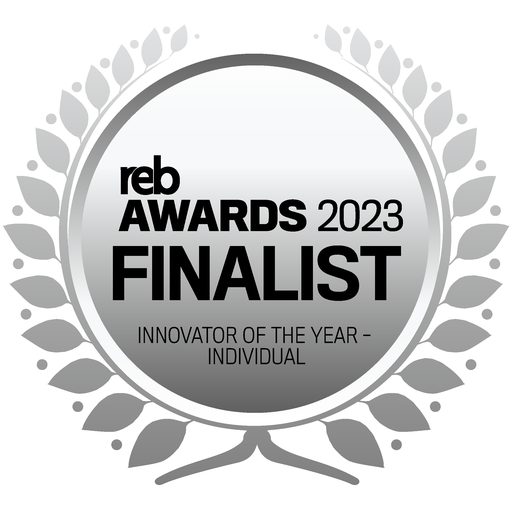 REB awards 2023 finalist, Innovator of the Year, Individual