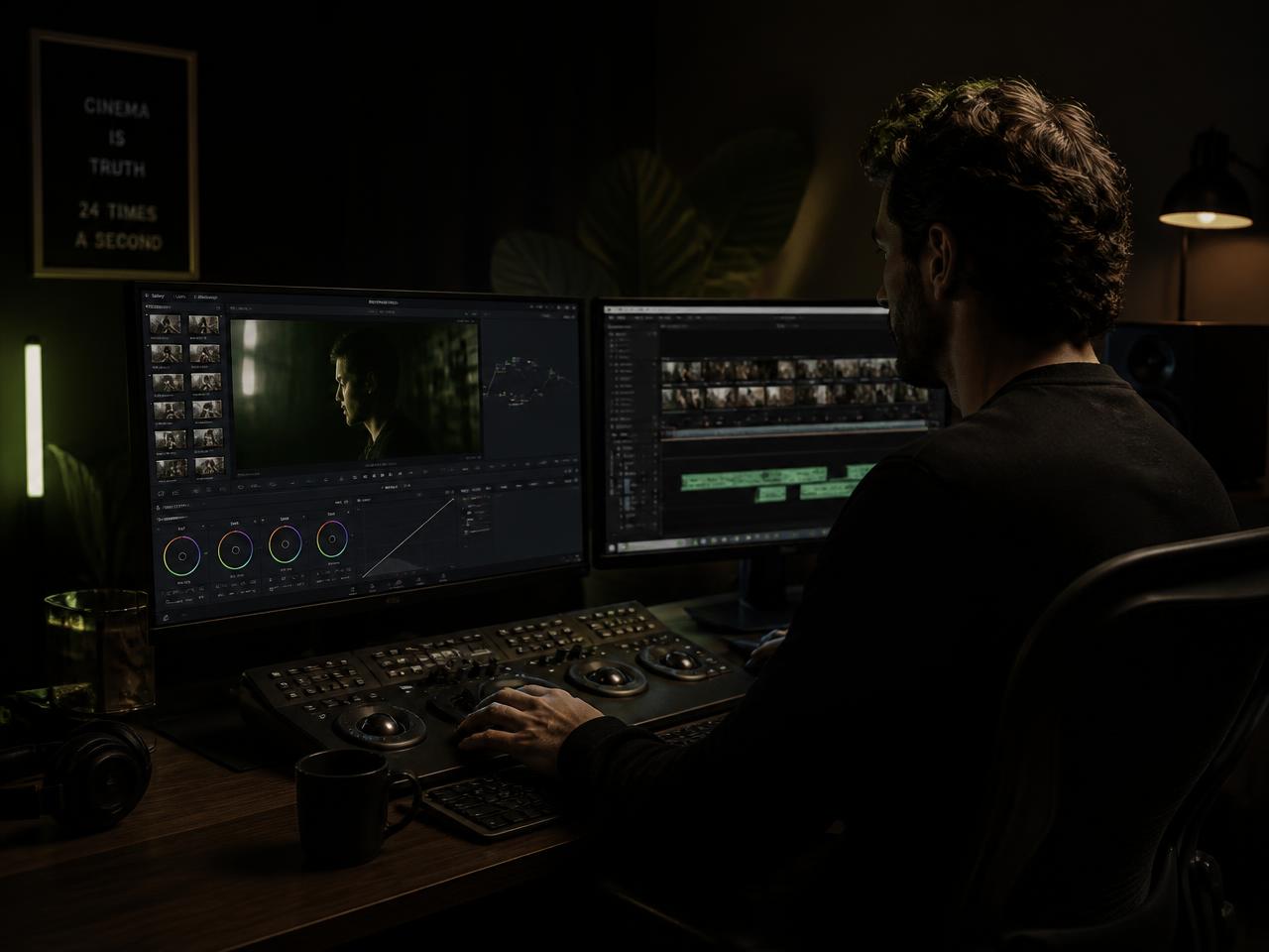 Colour grading in the edit suite